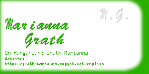 marianna grath business card